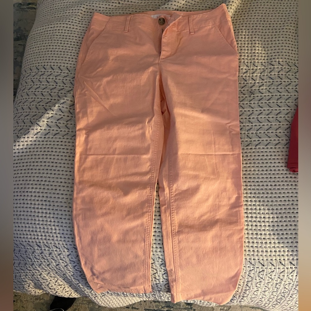 Never been worn, full length, light pink Loft pants.